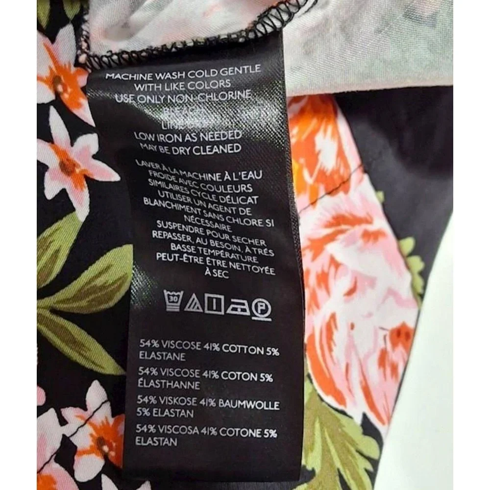 MAEVE by Anthropologie – Sleeveless‎ Floral Halter Scallop Mini Dress | Size M